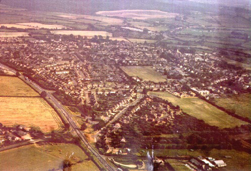 Aerial view of Eynsham